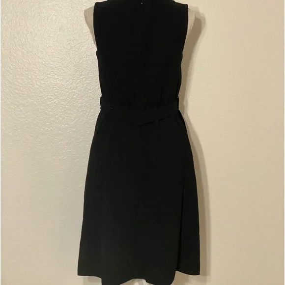 Kate Spade Black and Pink Sleeveless Color Block Dress with Belt - Picture 9 of 12